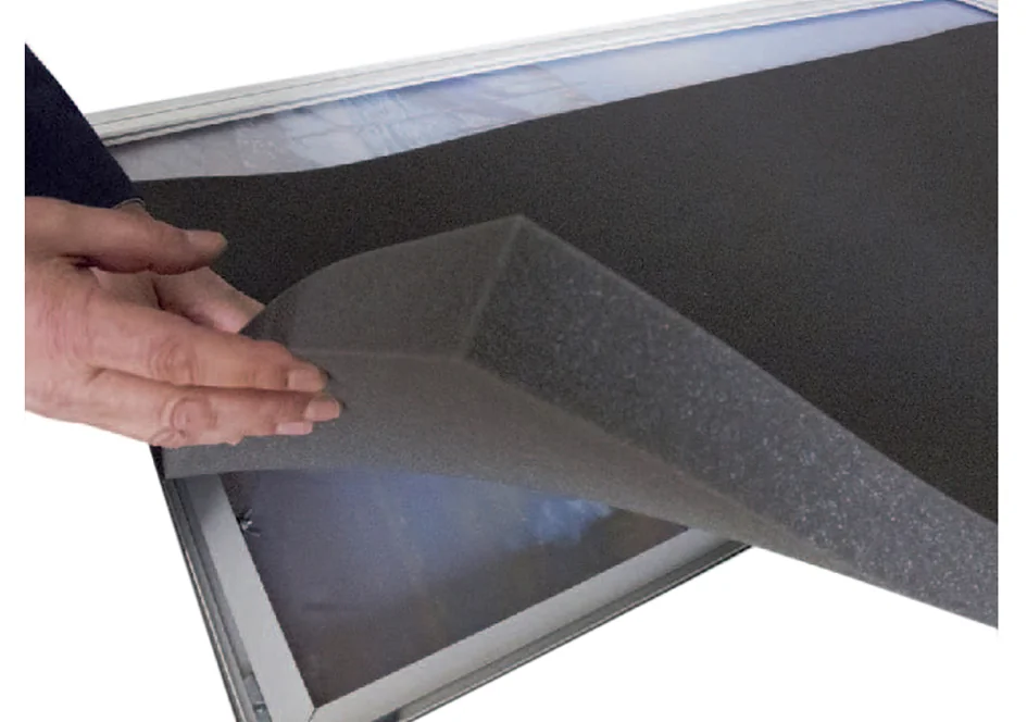 PAPERFLOW Cloison easyScreen, surface textile, anthracite Grand Paris Fournitures PAPERFLOW Cloison easyScreen, surface textile, anthracite – Image 2