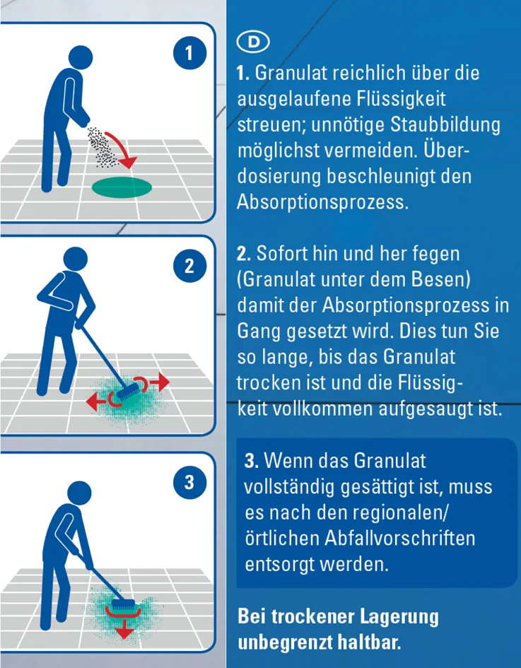 easyabsorb Liant GRAIN FIN, attapulgite, 1,5 kg seau