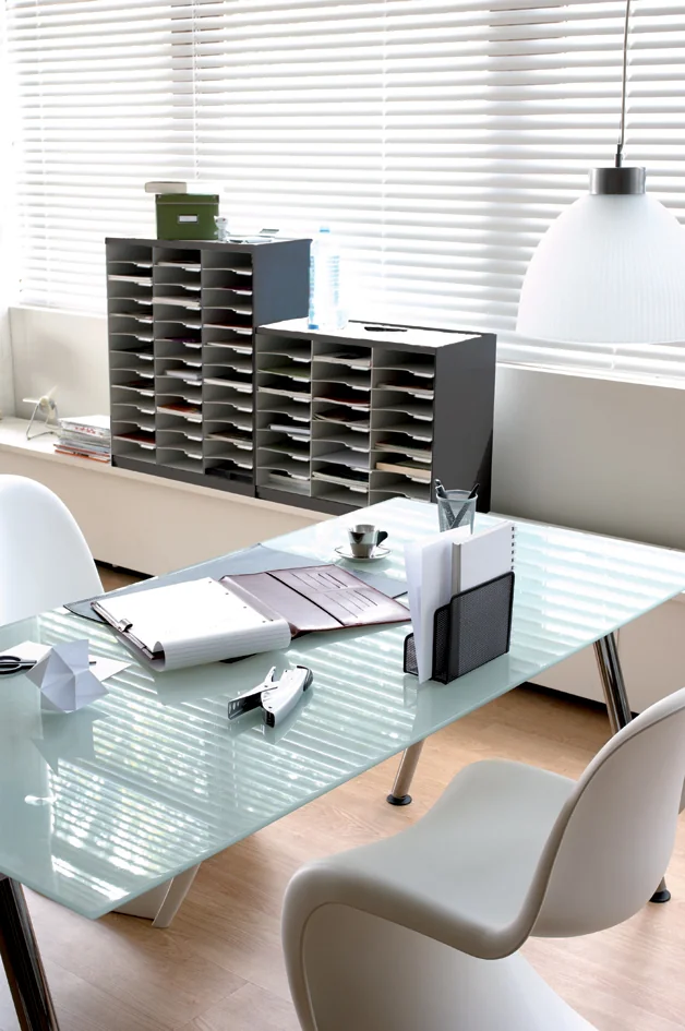 PAPERFLOW Trieur monobloc, 36 compartiments, noir