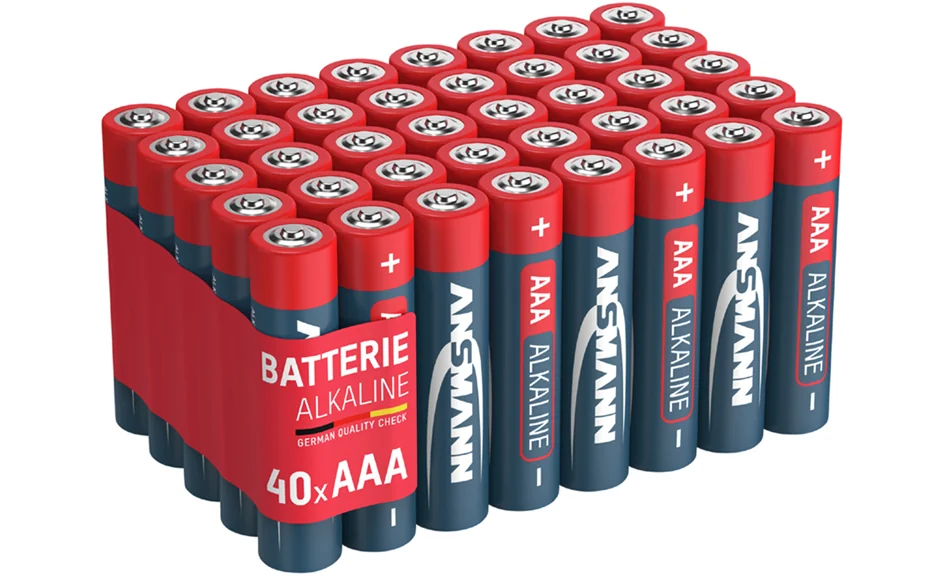 ANSMANN Pile alcaline, Micro AAA, lot de 40