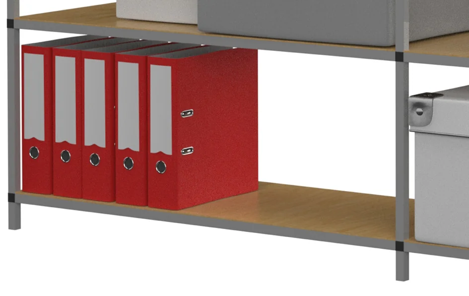 PAPERFLOW Etagère de bureau Tubeco, 6 étagères, gris Grand Paris Fournitures PAPERFLOW Etagère de bureau Tubeco, 6 étagères, gris