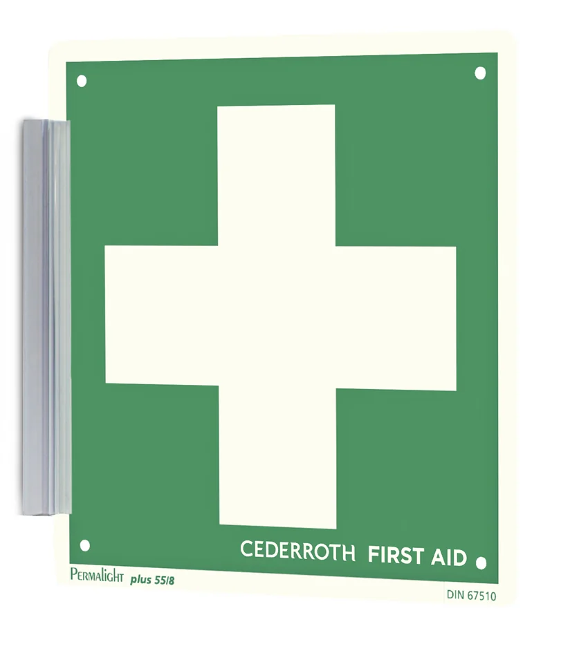 CEDERROTH Support pour panneau de signalisation, autocollant Grand Paris Fournitures CEDERROTH Support pour panneau de signalisation, autocollant – Image 3