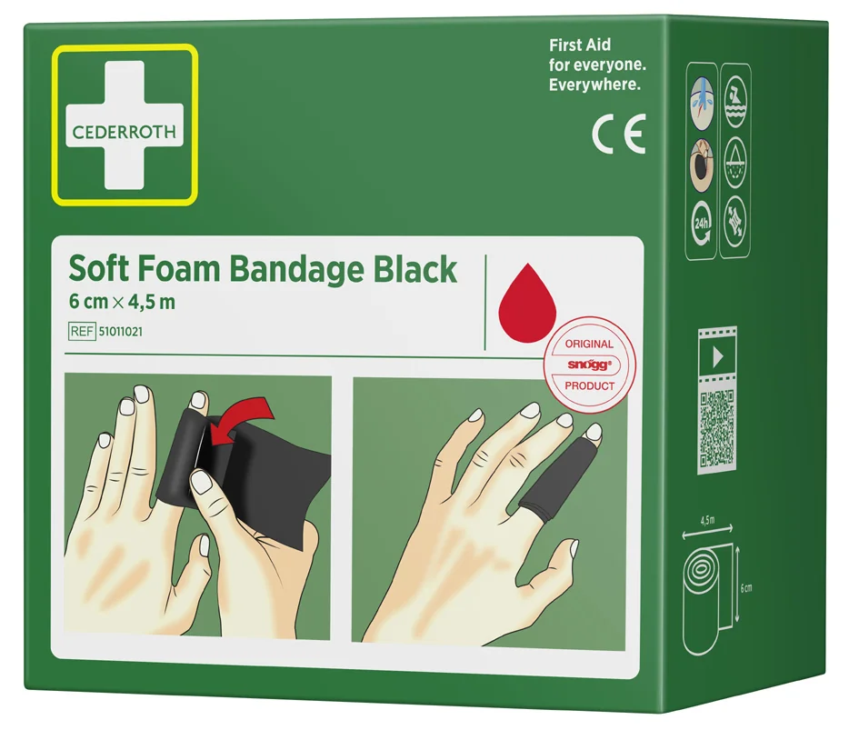 CEDERROTH Pansement 'Soft Foam Bandage', bleu Grand Paris Fournitures CEDERROTH Pansement 'Soft Foam Bandage', bleu – Image 3
