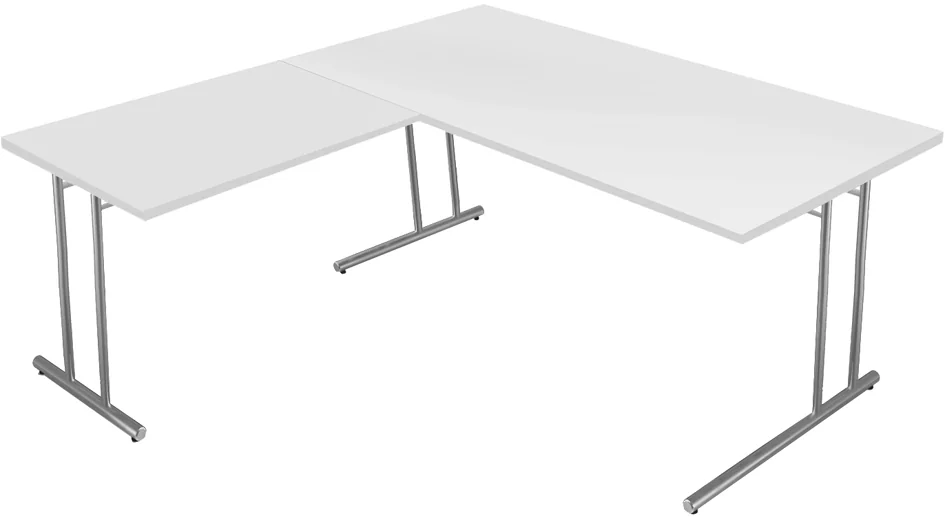 kerkmann Bureau Start Up avec extension, (L)1.600 mm, érable Grand Paris Fournitures kerkmann Bureau Start Up avec extension, (L)1.600 mm, érable – Image 3