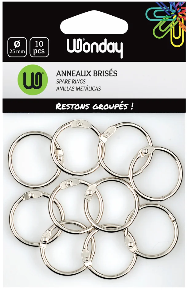 Wonday Anneaux brisés, diamètre intérieur: 64 mm, en métal