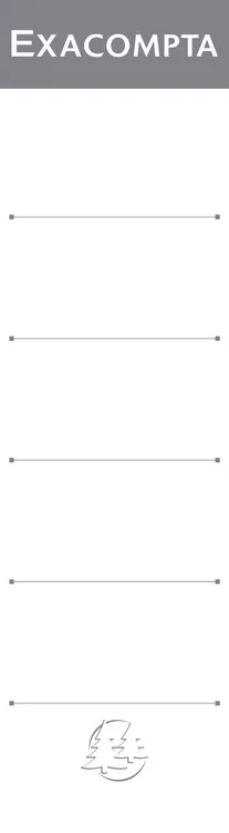 EXACOMPTA Etiquette de dos de classeur, 28 x 185 mm, blanc