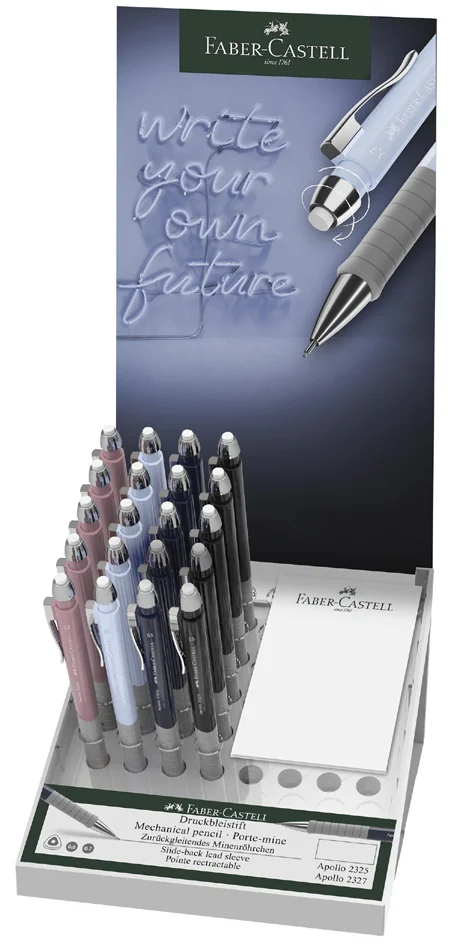 FABER-CASTELL Porte-mines APOLLO 2325, dans un présentoir
