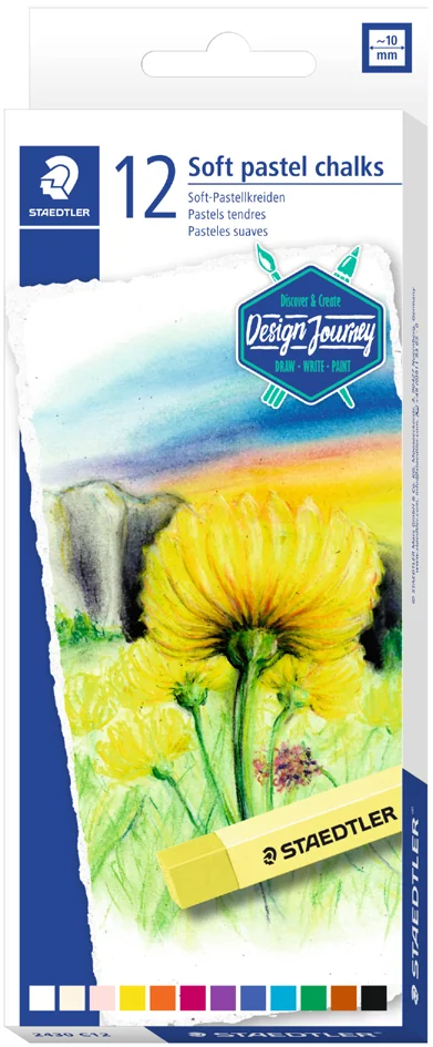 STAEDTLER 228 14 C12 Noris Jumbo - Crayones de cera de 0.551 in de a