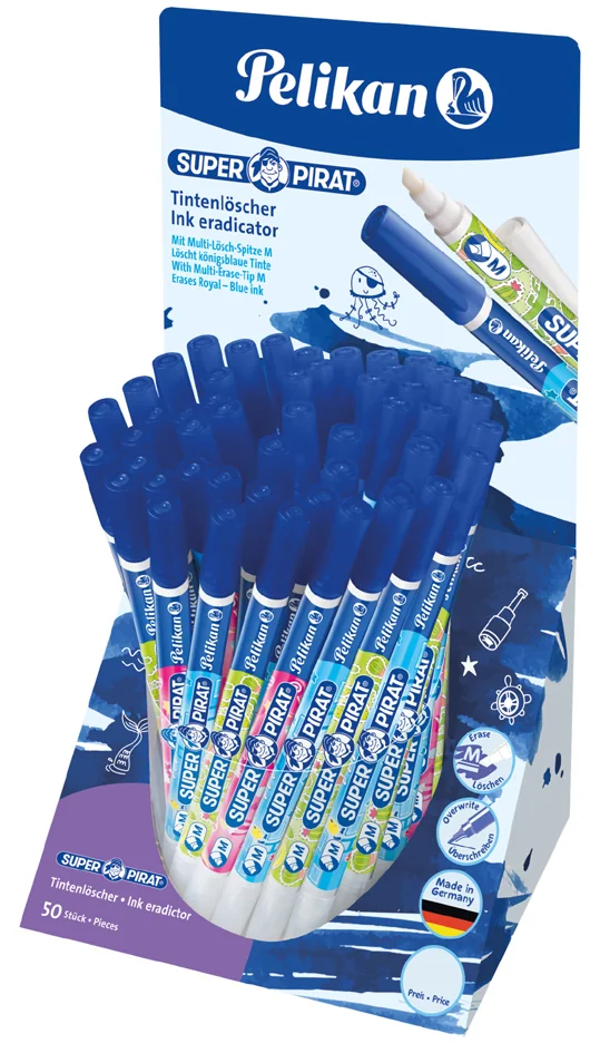 Pelikan Effaceur d'encre Super Pirat 850M, présentoir