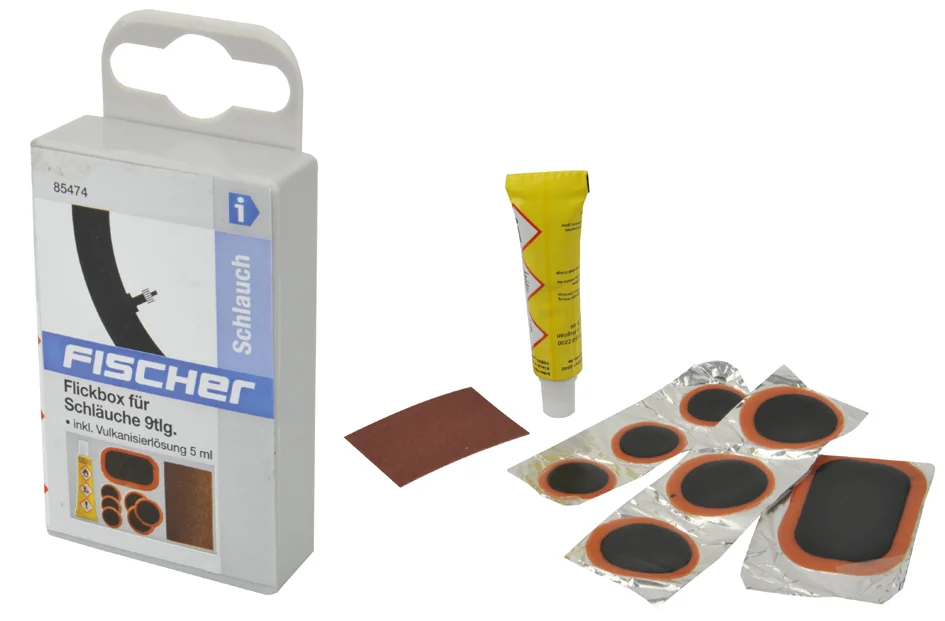 FISCHER Kit de réparation pour vélo, 9 pièces