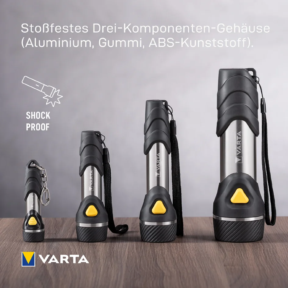 VARTA Lampe de poche 'Day Light' Multi LED F20, avec piles