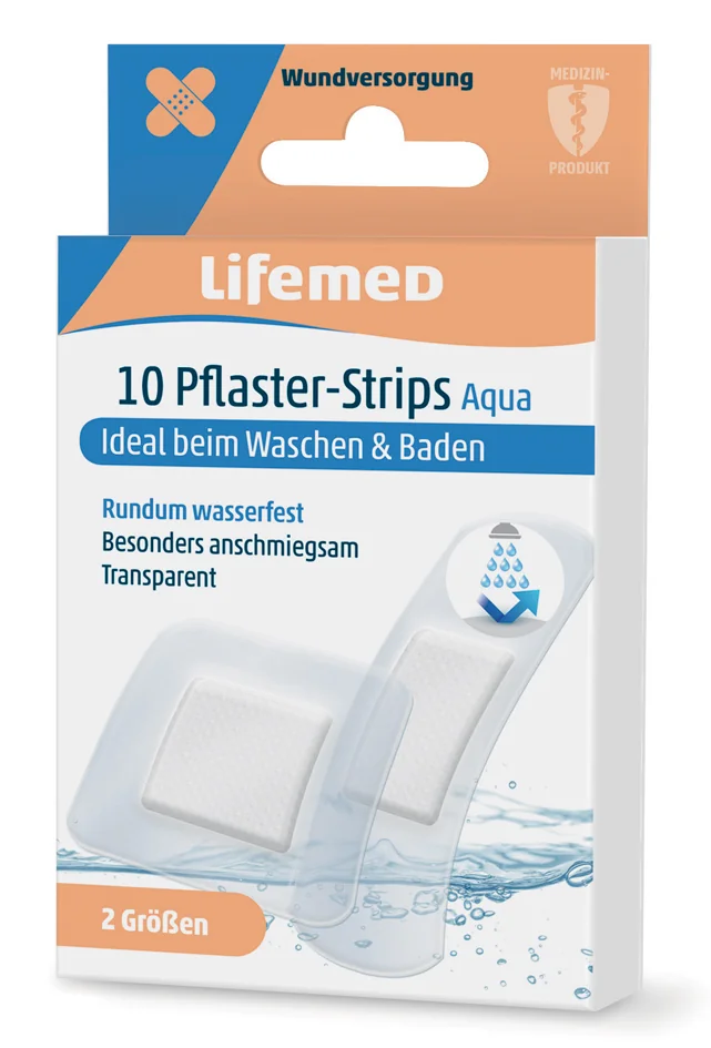 Lifemed Pansements 'Aqua', boîte de 20, transparent