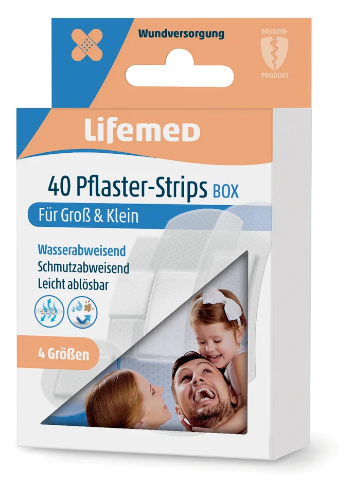 Lifemed Pansement 'Allround', 40 pièces, semi-transparent