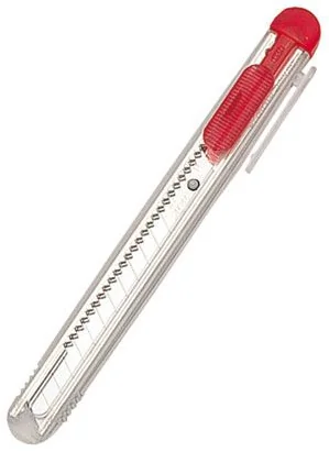 NT Cutter iA-120P, boîtier en plastique, bleu-transparent