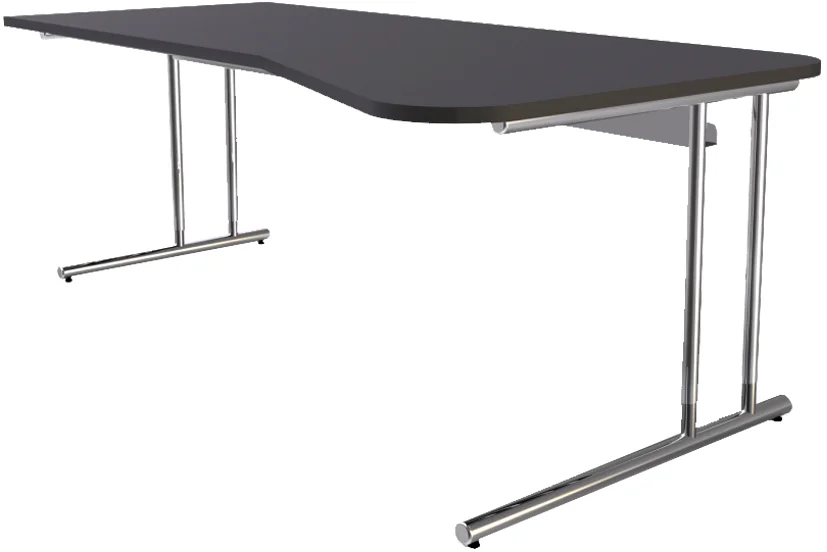 kerkmann Bureau pour PC ARTLINE, (L)1.950 mm, blanc