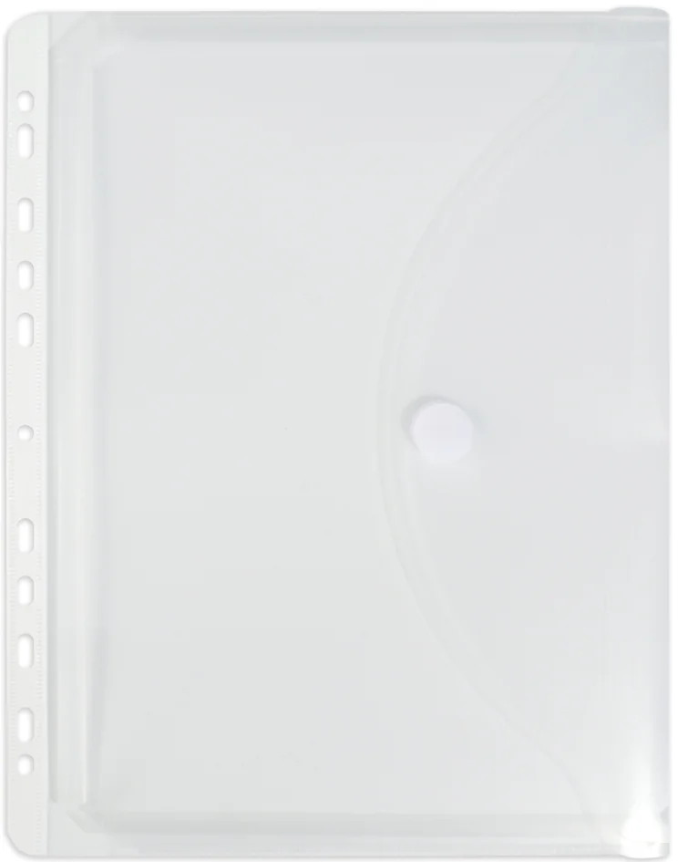 Oxford Pochettes à soufflet, A4, PP, 0,2 mm, transparent
