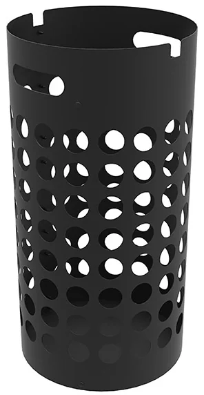 UNiLUX Porte-parapluie SLIM, en plastique, noir