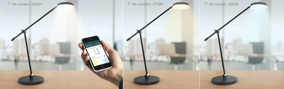 UNiLUX Lampe lumière du jour à LED SUNLIGHT, dimmable, noir Grand Paris Fournitures UNiLUX Lampe lumière du jour à LED SUNLIGHT, dimmable, noir – Image 3