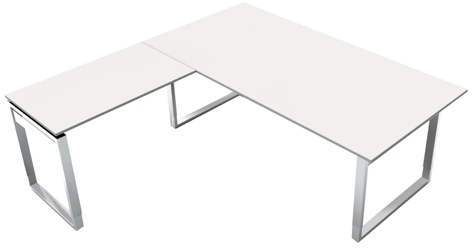 kerkmann Bureau AVETO avec extension, (L)1.800 mm, wengé
