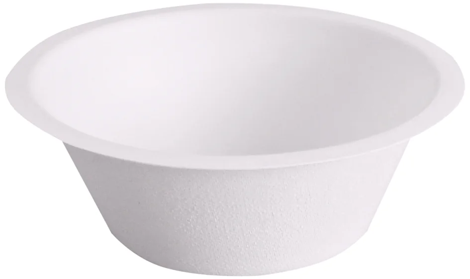 NATURE Star Coupelle en canne à sucre, rond, 370 ml, blanc