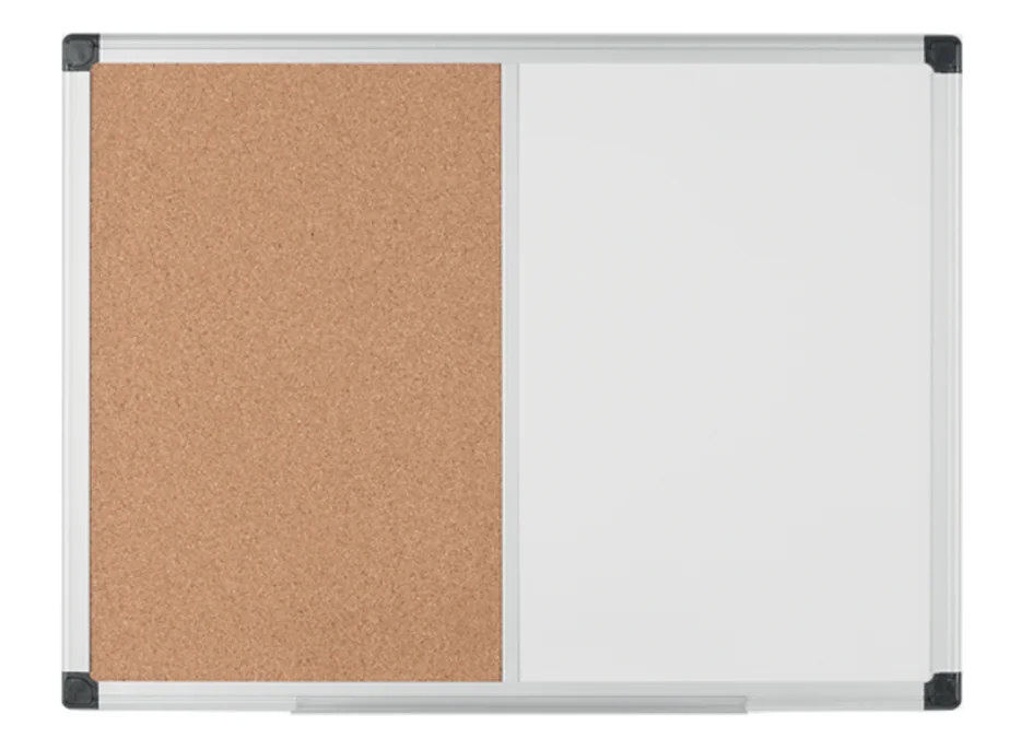 Bi-Office Tableau mixte, tableau blanc / liège, 900x600 mm