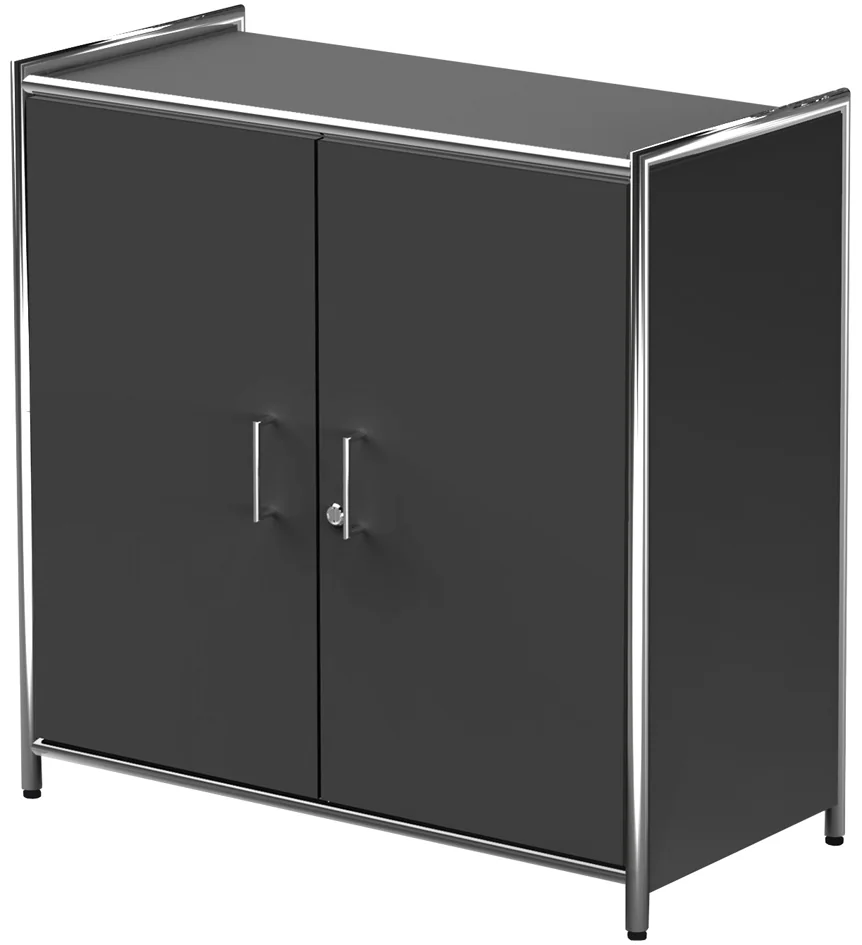 kerkmann Bahut ARTLINE, 2 hauteurs de classeur, anthracite Grand Paris Fournitures kerkmann Bahut ARTLINE, 2 hauteurs de classeur, anthracite – Image 3