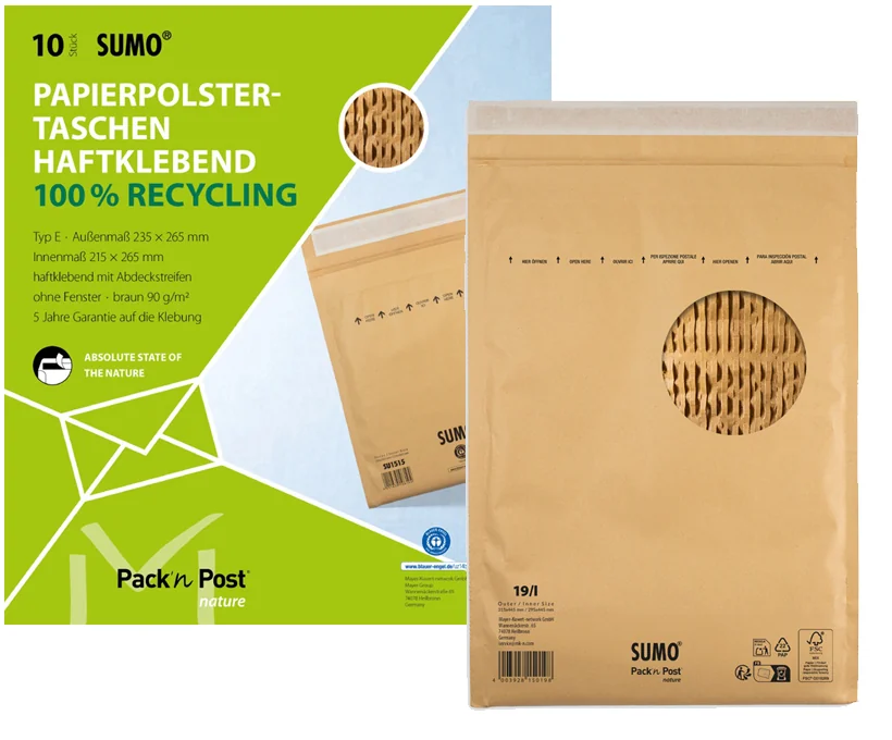 MAILmedia Pochette d'expédition en papier rembourré "SUMO" - SU1514