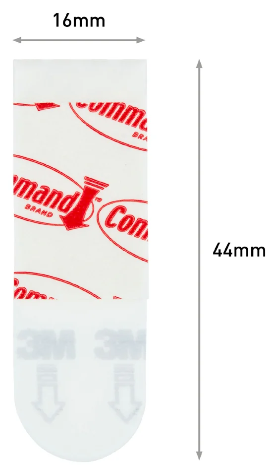 3M Command Attaches posters, taille: S, blanc