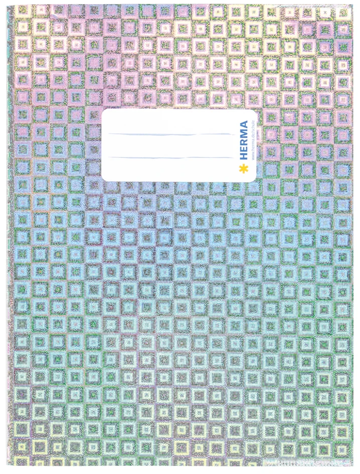 HERMA Protège-cahier 'Glamour', A5, film brillant, argent
