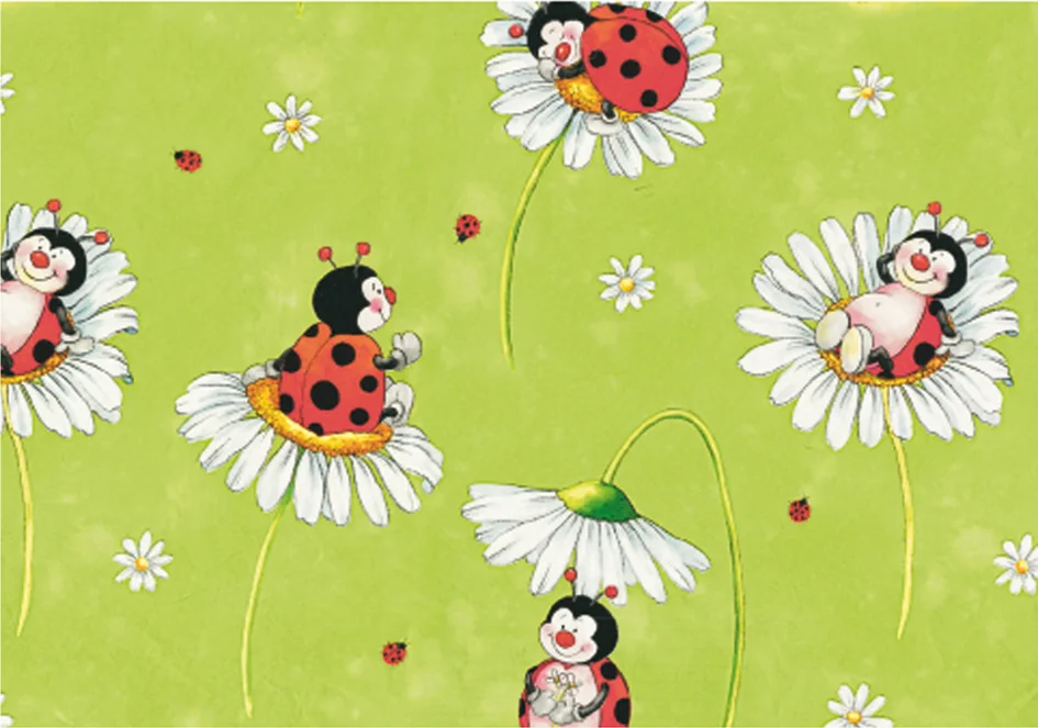 SUSY CARD Papier cadeau 'Coccinelle', sur rouleau
