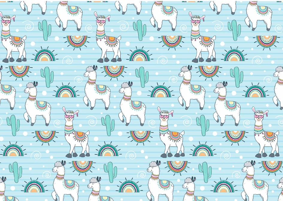 SUSY CARD Papier cadeau 'Diego blau', sur rouleau