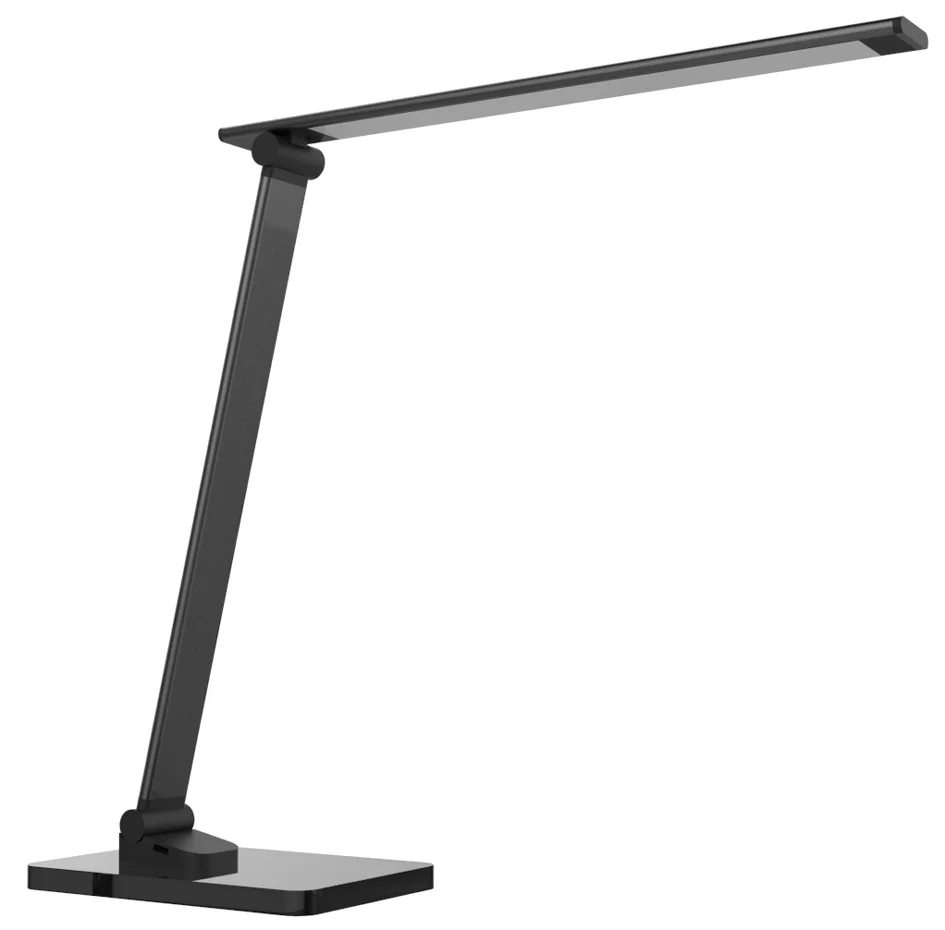 UNiLUX Lampe de bureau à LED POPY, dimmable, noir Grand Paris Fournitures UNiLUX Lampe de bureau à LED POPY, dimmable, noir – Image 5