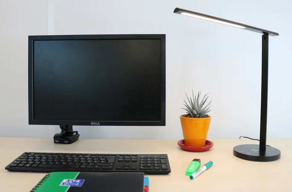 UNiLUX Lampe de bureau à LED DIVA, dimmable, noir Grand Paris Fournitures UNiLUX Lampe de bureau à LED DIVA, dimmable, noir – Image 4
