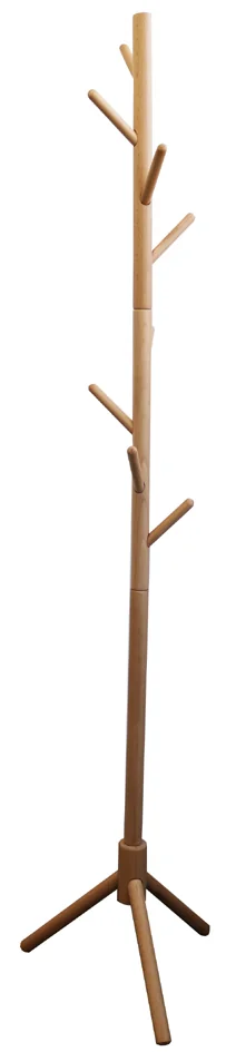 UNiLUX Porte-manteau MIKADO, 8 patères, bois de hêtre Grand Paris Fournitures UNiLUX Porte-manteau MIKADO, 8 patères, bois de hêtre