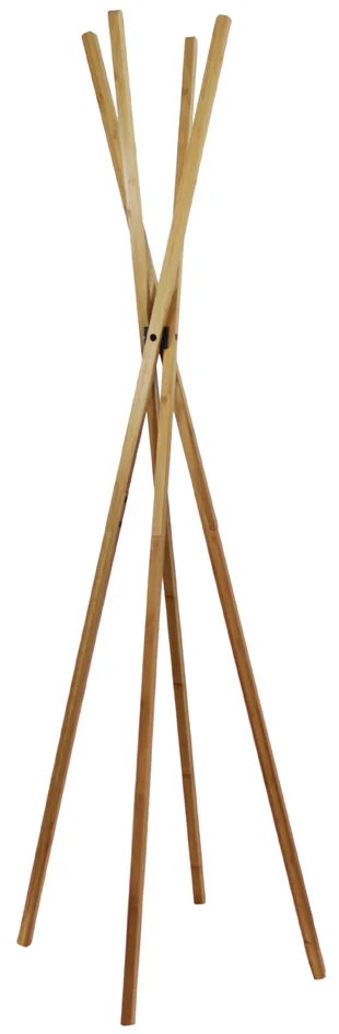 UNiLUX Porte-manteau TIPY, 4 patères, en bambou