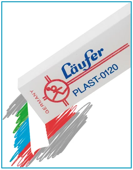 Läufer Gomme en plastique PLAST-0120, carte blister de 2 Grand Paris Fournitures Läufer Gomme en plastique PLAST-0120, carte blister de 2 – Image 3
