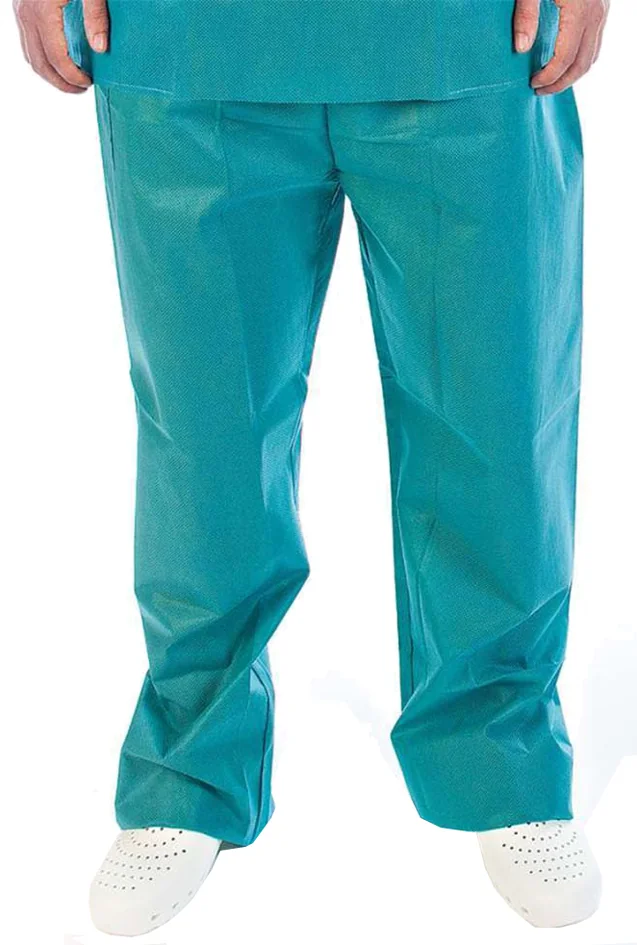 HYGOSTAR Pantalon de bloc opératoire, en SMS, vert, S