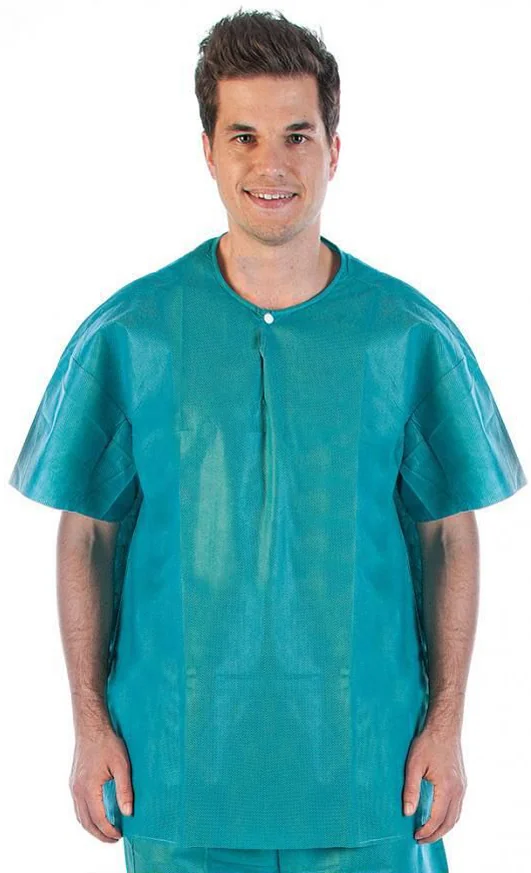 HYGOSTAR Tunique en SMS, manches courtes, S, vert