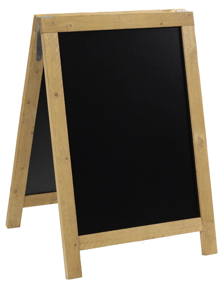 Securit Panneau trottoir NATURE, avec tableau noir
