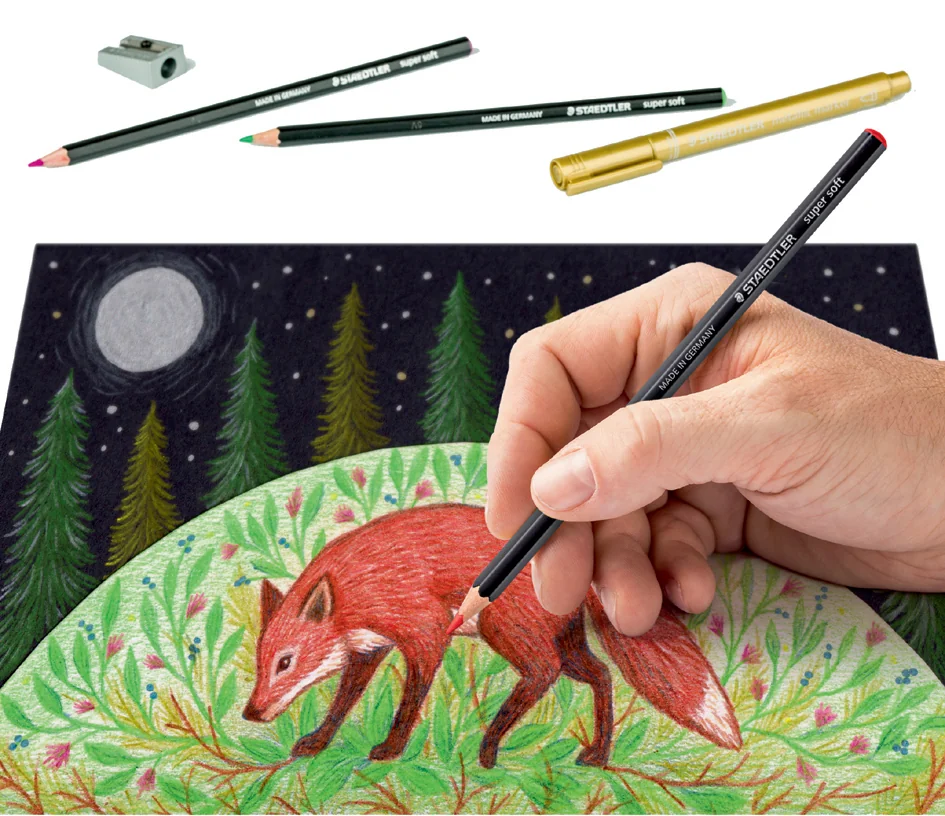 STAEDTLER Kit de dessin Black & White Design Journey