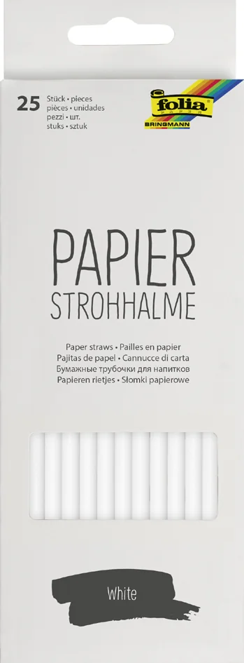 folia Paille en papier 'KRAFT', longueur : 200 mm