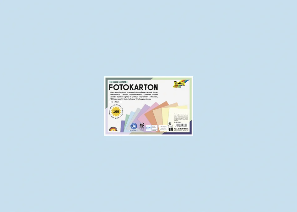 folia Carton de bricolage PASTEL, 500 x 700 mm, 300 g/m2