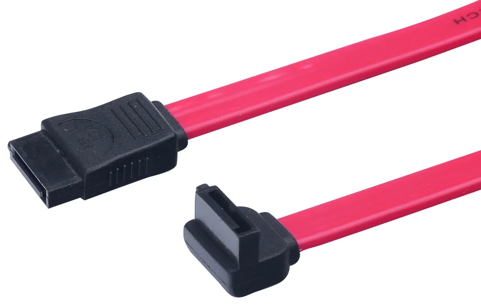 DIGITUS Câble de raccordement Serial ATA, type L, coudé