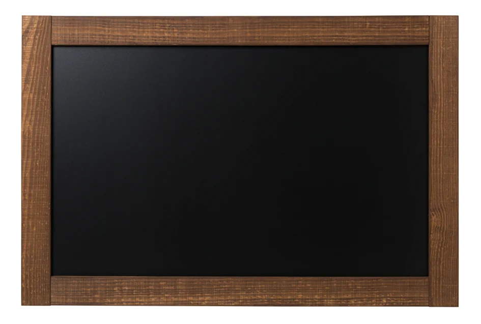 Bi-Office Tableau noir, rustique, 1.000 x 700 mm, marron