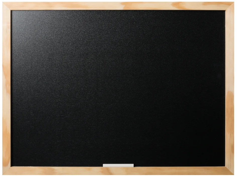 Bi-Office Tableau noir Optimum, 600 x 450 mm, cerisier
