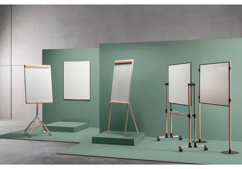 ARCHYI Tableau blanc Giro, trépied, (L)700 x (H)1.040 mm