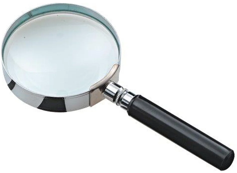 Wonday Loupe de lecture avec poignée, ronde, diamètre: 50 mm