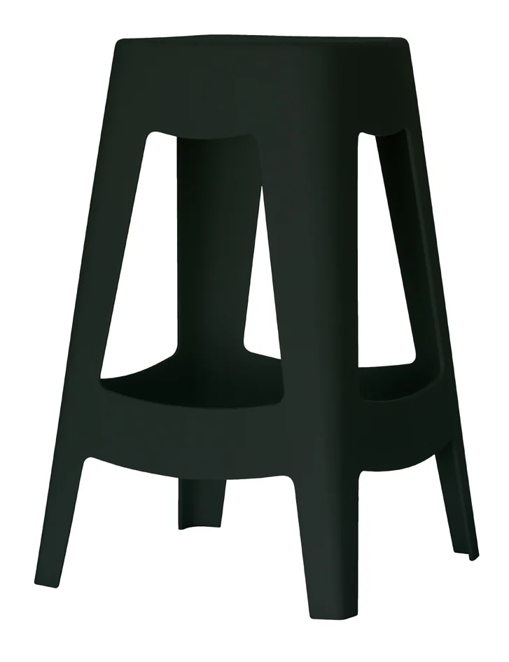 PAPERFLOW Tabouret BELLINI, set de 5, hauteur: 460 mm, noir Grand Paris Fournitures PAPERFLOW Tabouret BELLINI, set de 5, hauteur: 460 mm, noir – Image 2