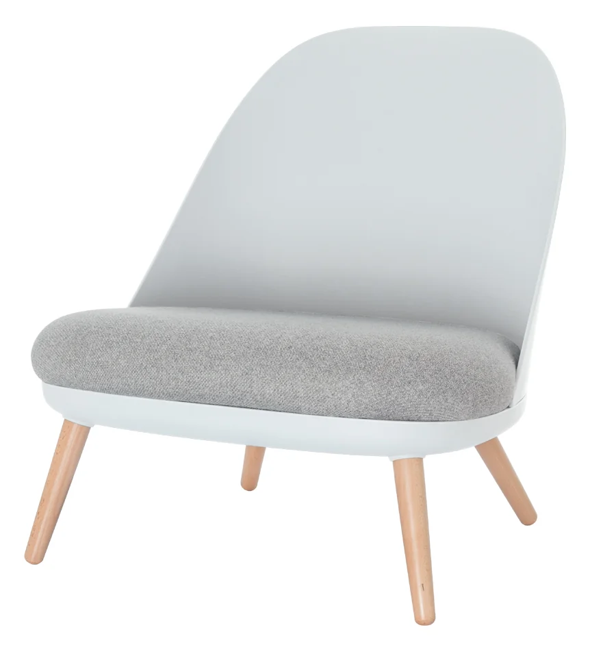 PAPERFLOW Fauteuil visiteur COCOON, blanc Grand Paris Fournitures PAPERFLOW Fauteuil visiteur COCOON, blanc – Image 4