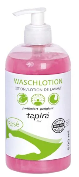 Tapira Savon pour mains rosé, 500 ml, flacon distributeur